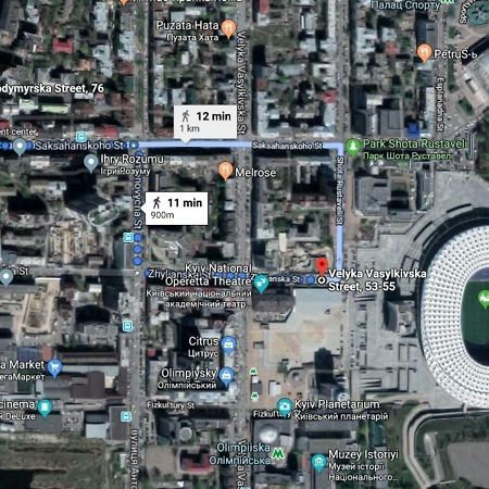 Apartmán Kyiv Opera Loft Exteriér fotografie